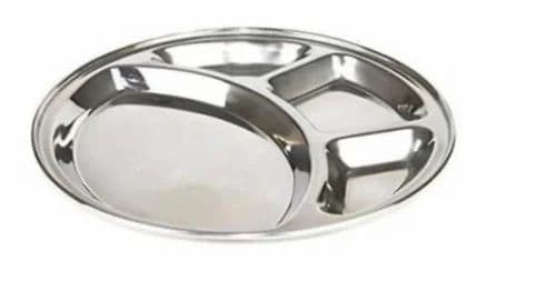 RRB Smart Serve Round Compartment Plate