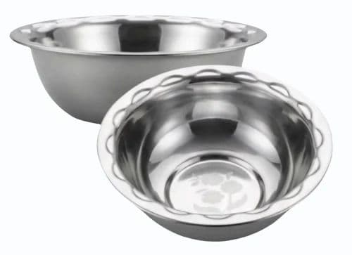 RRB Steel Flower Mughlai Serving Bowl