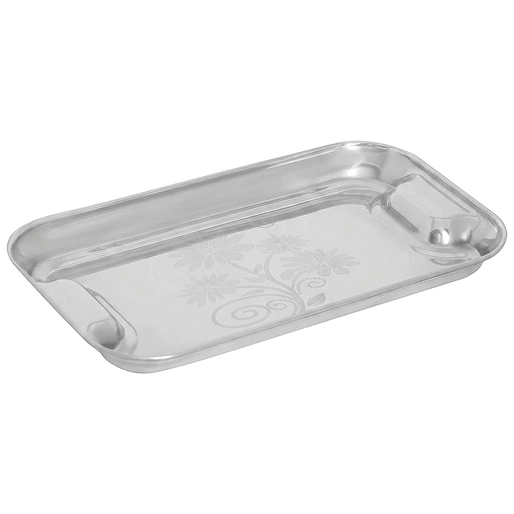 13x8" inches Lemon Tray 190gram High Quality Mirror Polish & Lazer view 3