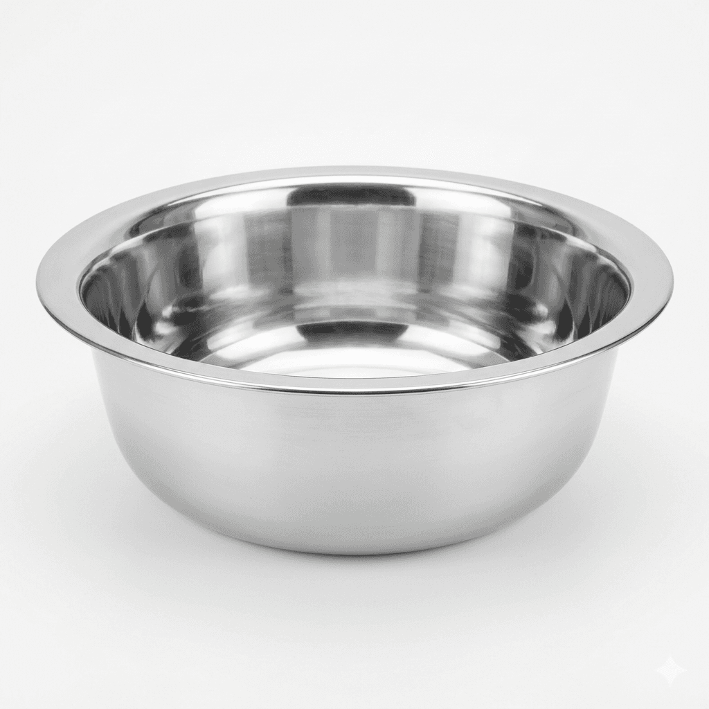 17" Steel Cooking Tope/ Bhigona High Quality Mirror Polish