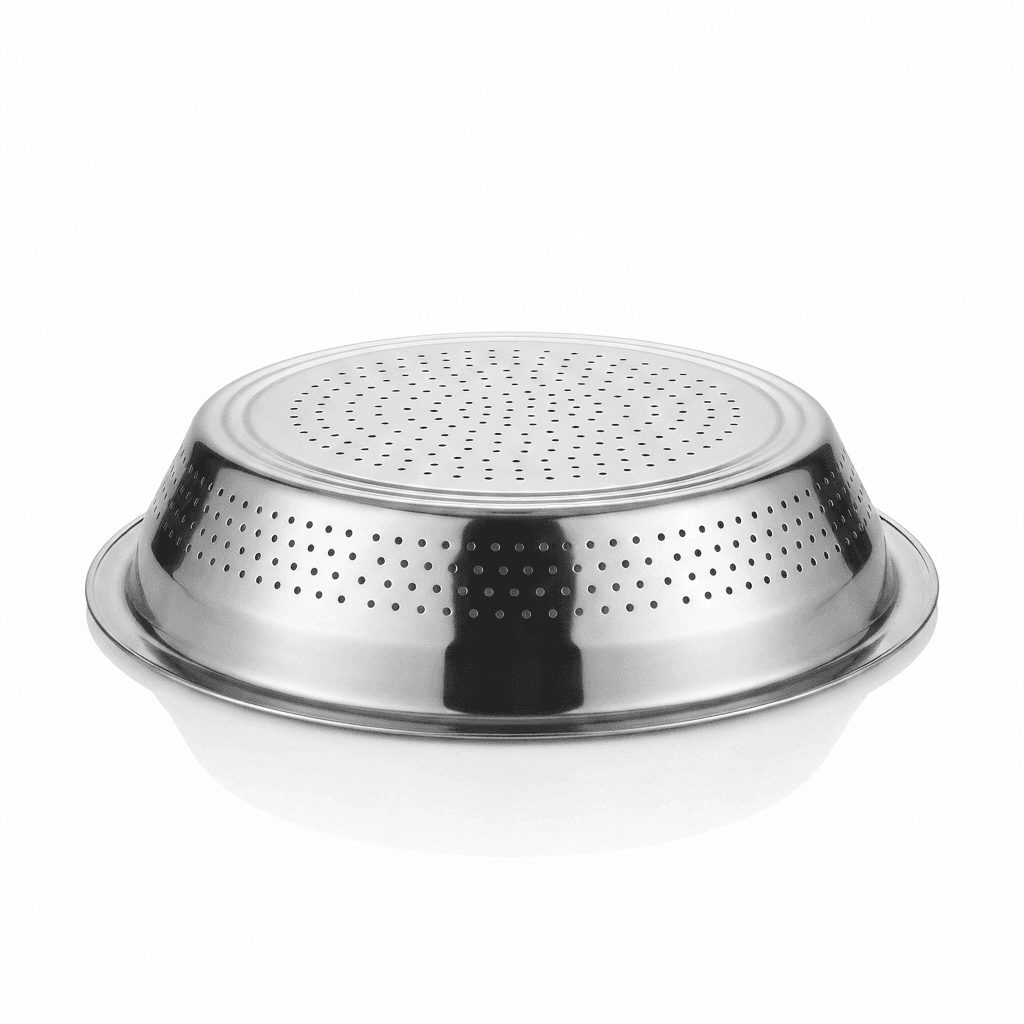 Stainless Steel 14" inches 200gram Madrasi Chalna / Parat Chalna Mirror Polish Light Weight view 2