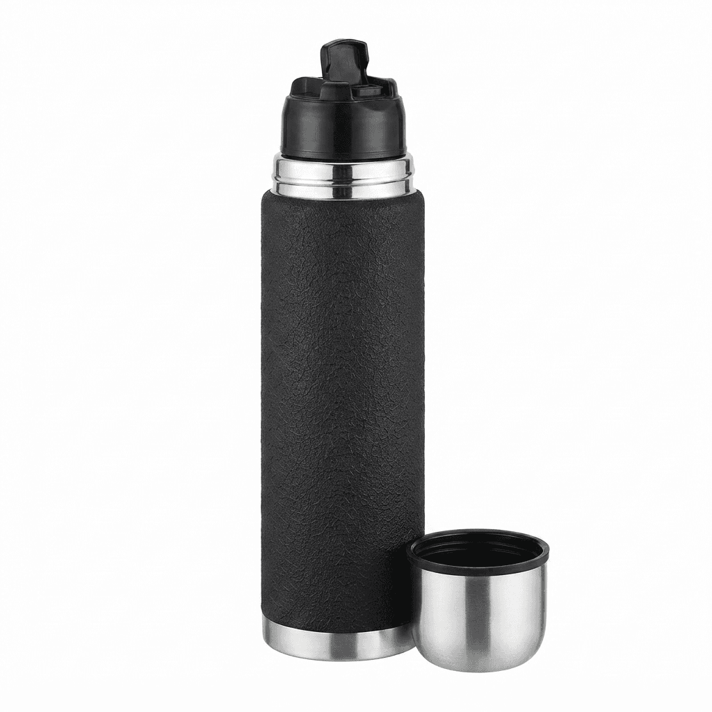 1000ml Stainless Steel Double Wall Insulated 12 Hour Hot and Cold Thermos Bottle Mix Colours view 2