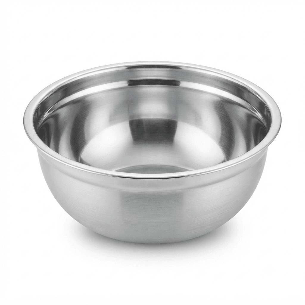 XXL German Bowl / German Mixing Bowl 24" inches 1.100gram per piece and 25" inches 1.600gram per piece Heavy Quality Extra High Quality Mirror Polish view 2