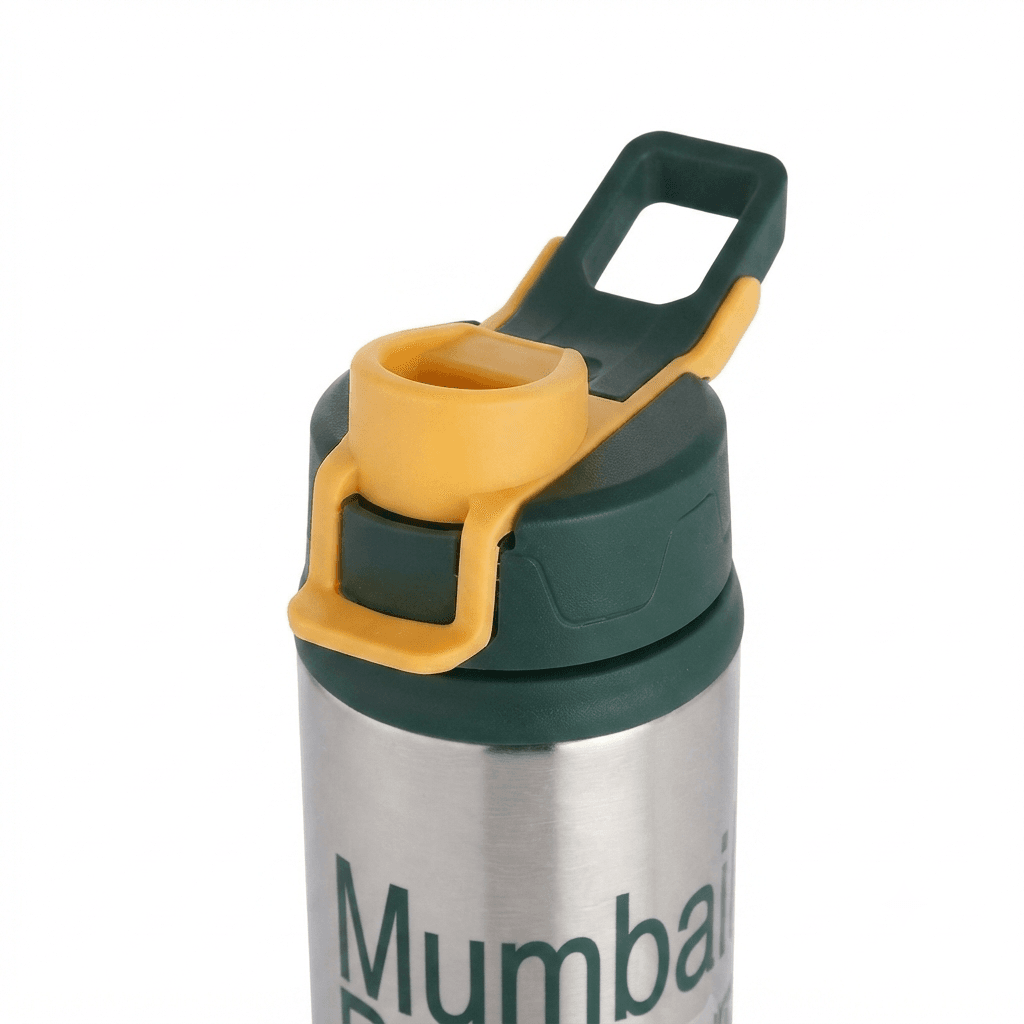 1LTR Robot Design STEEL BOTTLE WITH PLASTIC CAP SIPPER under 99 Lot view 2