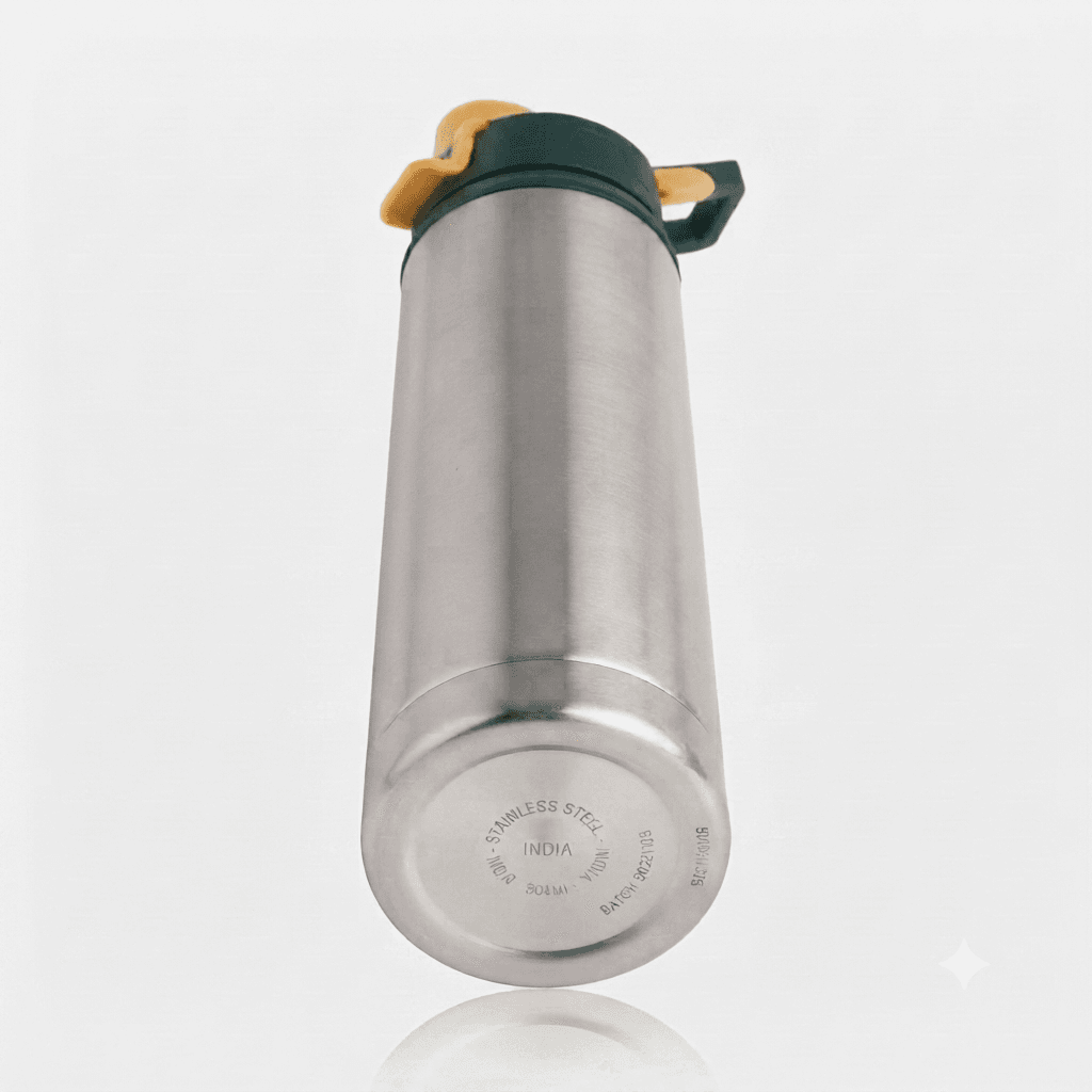 1LTR Robot Design STEEL BOTTLE WITH PLASTIC CAP SIPPER under 99 Lot – photo 3