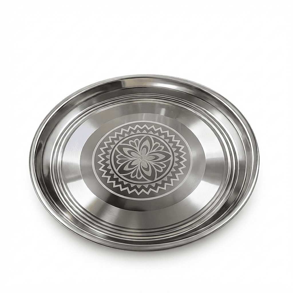 High Quality Mirror Polish Stainless Steel 11" inches 190gram MP Khomcha silver touch+ lazer – photo 1