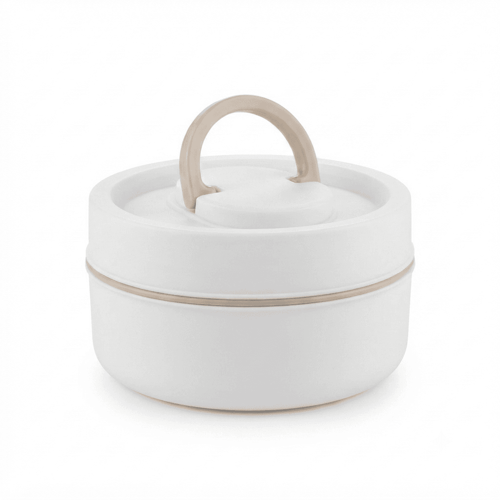 Inner Steel Outter Plastic High Quality Round Lunch Box 400ml โ photo 1