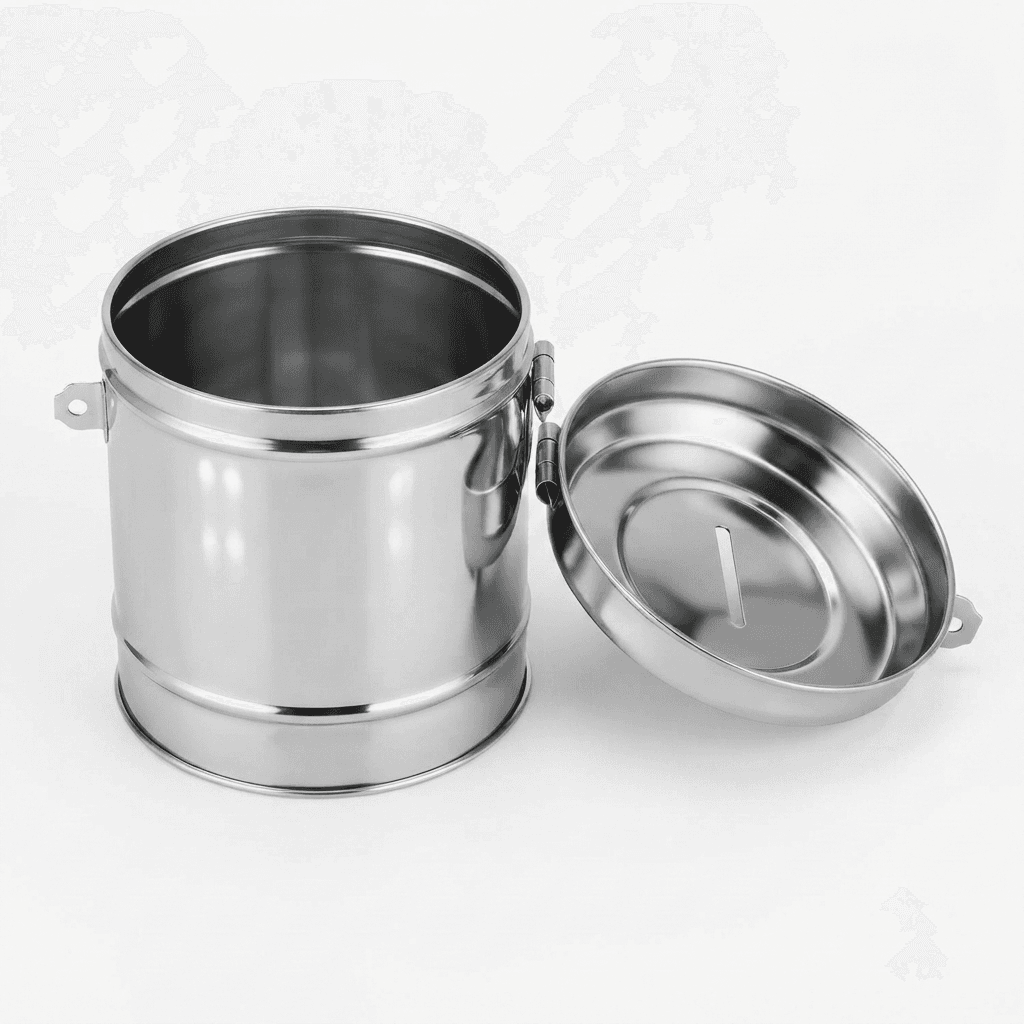 Stainless Steel Gullak / Money Bank / Piggy Bank 750ml 145gram view 2