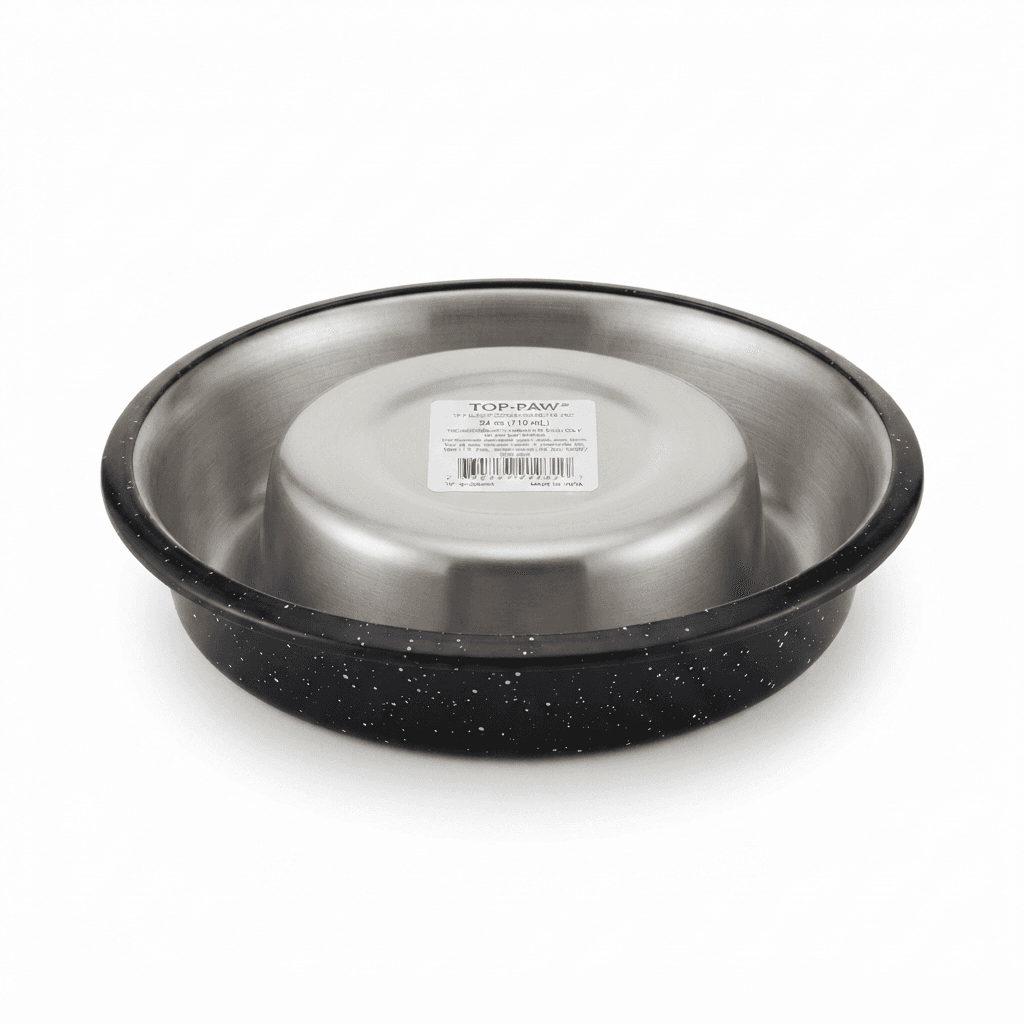 1 no. Zero number Dog bowl / Dog feeding Bowl / Pet bowl / Enamel Printed Dog Bowl mix designs – photo 3